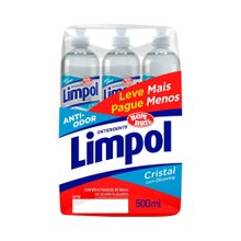 Detergente Líquido Limpol Cristal Leve+ Pague-