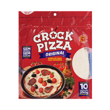 Massa Crock Pizza Original 250g Com 10 Unidades