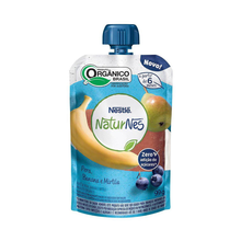 Purê Orgânico Nestlé Naturnes Pera, Banana e Mirtilo 99g