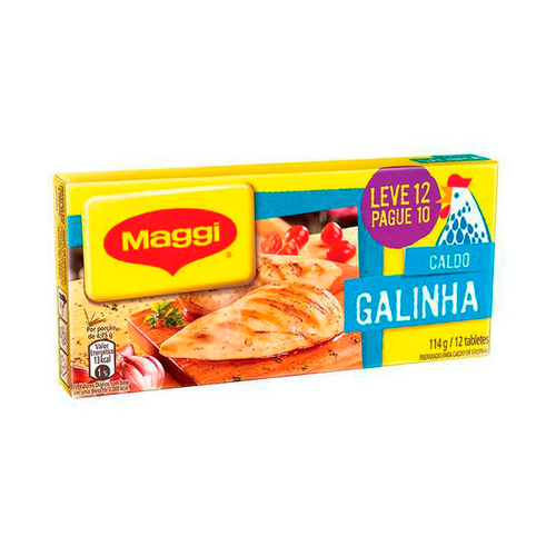 Caldo Maggi Galinha 114g Leve 12 Pague 10 | Supermercados Pague Menos