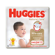 Fralda Huggies Natural Care XXG Com 24 Unidades