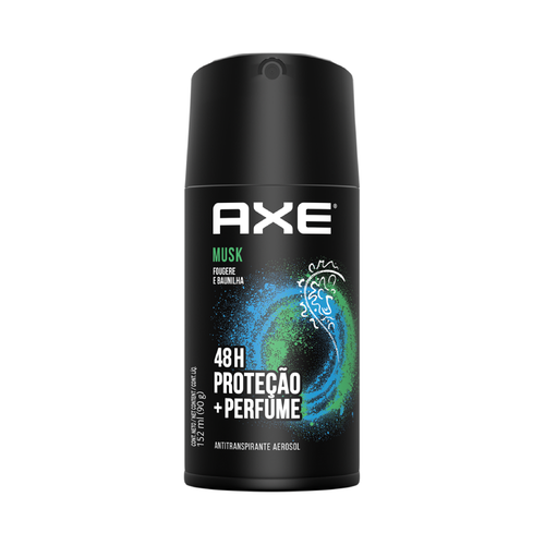 Desodorante Aerosol Axe Musk 152ml | Supermercados Pague Menos