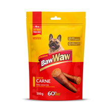 Petisco Para Cães Baw Waw Adultos Pequenos Bifinho de Carne 500g