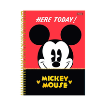 Caderno Argolado Foroni Mickey Mouse 80 Folhas 1 Matéria