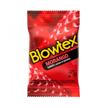 Preservativo Lubrificado Blowtex Morango 3 Unidades