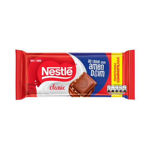 Chocolate Classic Ao Leite Com Amendoim 150g | Supermercados Pague Menos