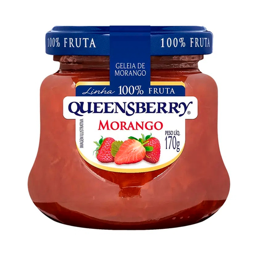 Geleia Queensberry 100 Morango 170g Supermercados Pague Menos