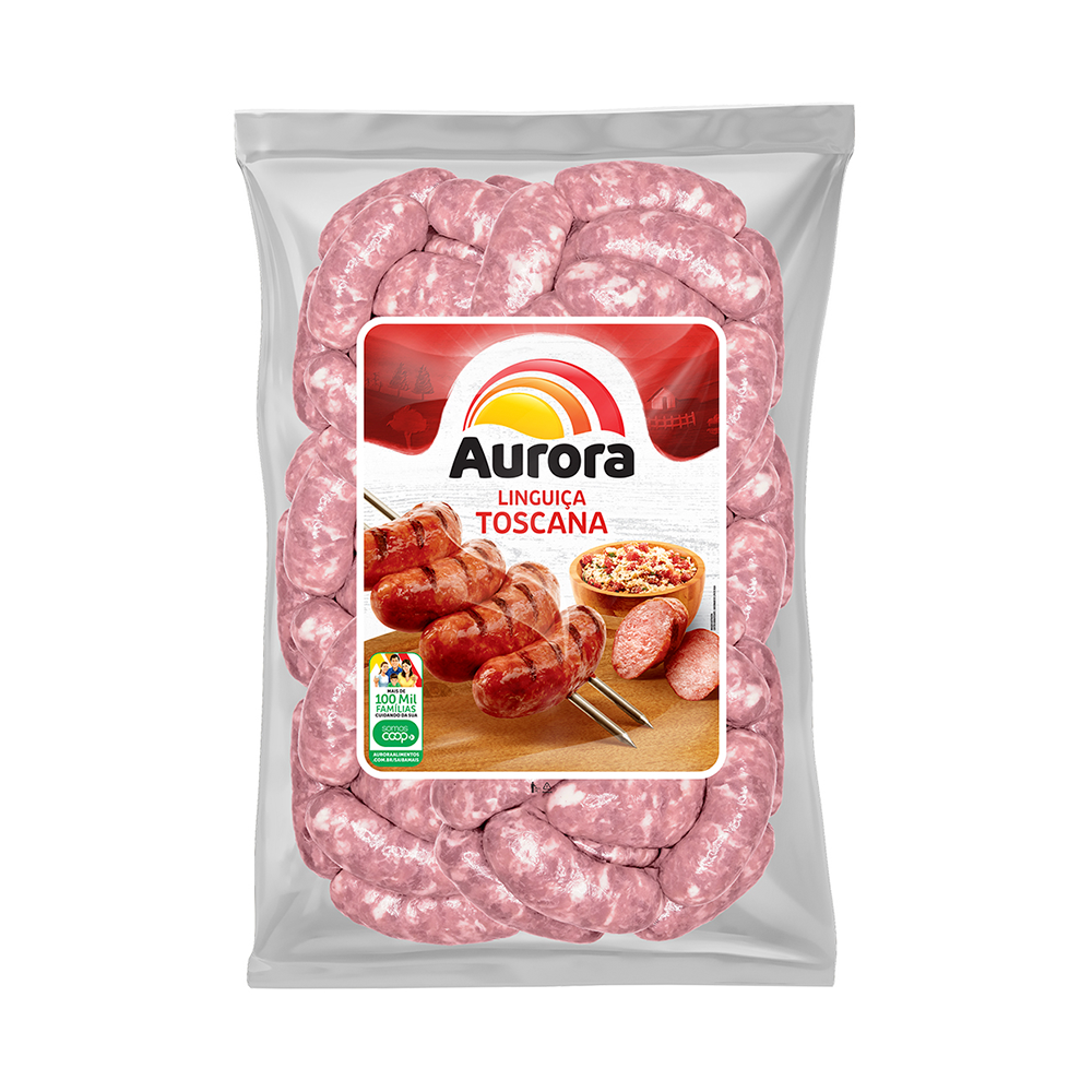 Linguiça Toscana Aurora 800g | Supermercados Pague Menos