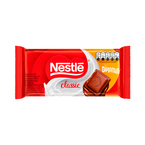 Chocolate Nestlé Classic Diplomata 80g | Supermercados Pague Menos