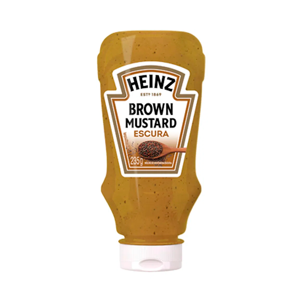 Mostarda Heinz Escura 235g Supermercados Pague Menos