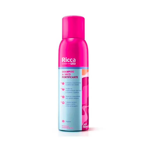 Shampoo A Seco Ricca Fortificante 150ml Supermercados Pague Menos
