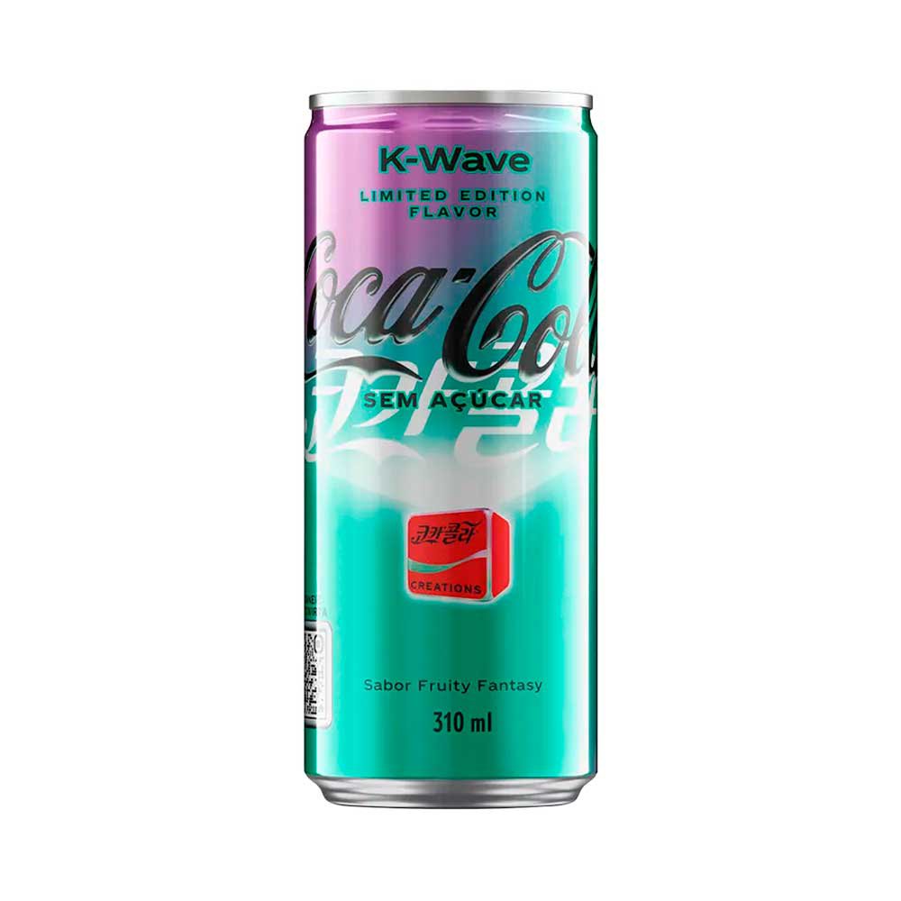Refrigerante Coca Cola K Wave Fruity Fantasy Sem Açúcar 310ml
