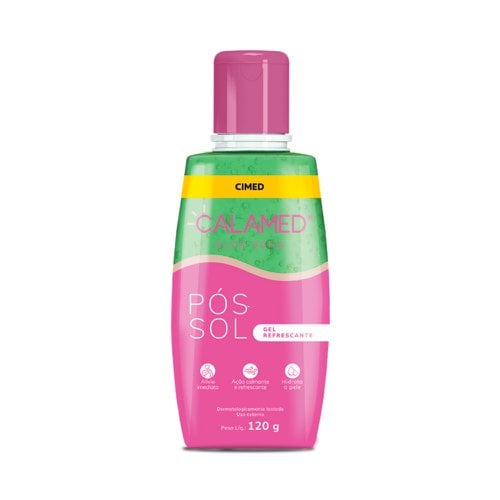 Gel Pós Sol Calamed Refrescante Aloe Vera 120g Supermercados
