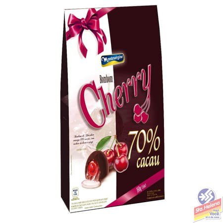 BOMBOM CHERRY MONTEVERGINE 160G 70%CACAU | Trimais