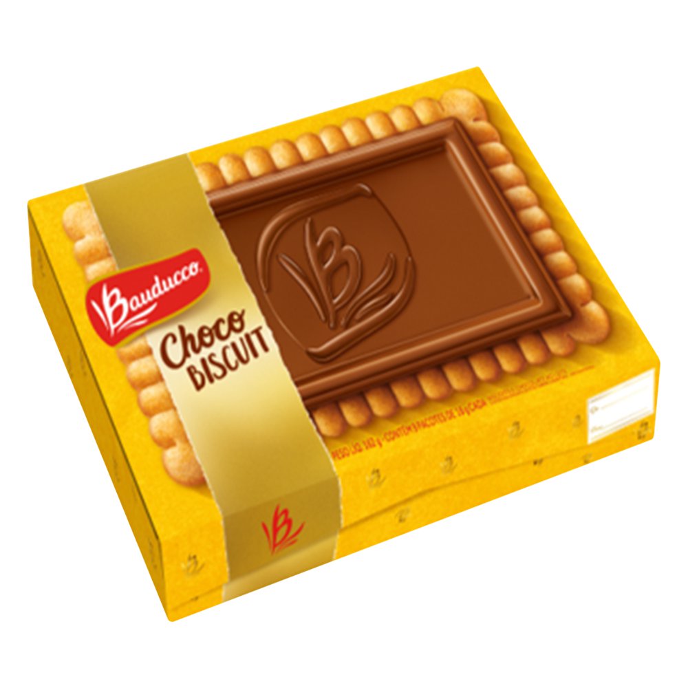 Biscoito Chocolate ao Leite Bauducco Choco Biscuit Caixa 162g 9