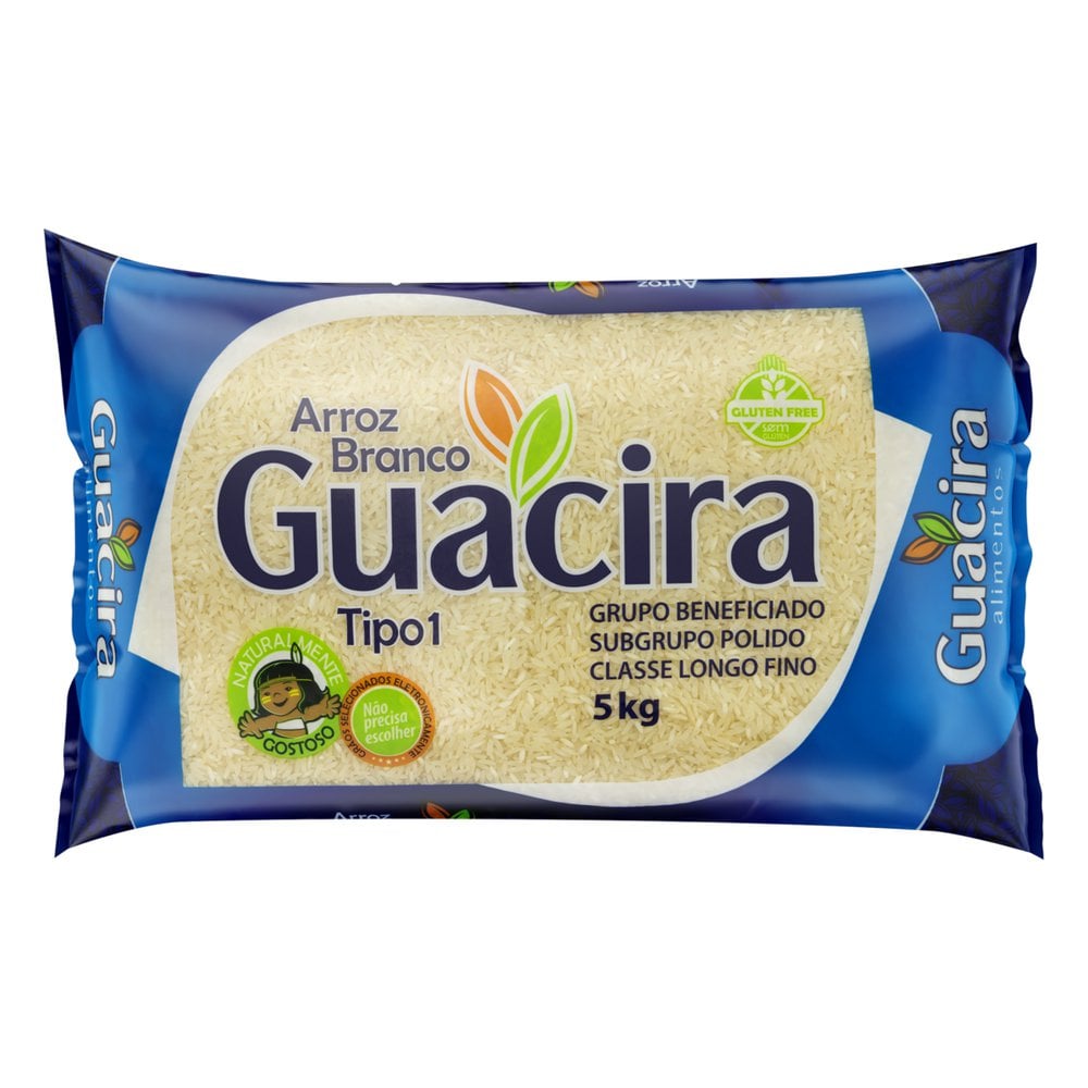 Arroz Guacira TP1 5KG Trimais