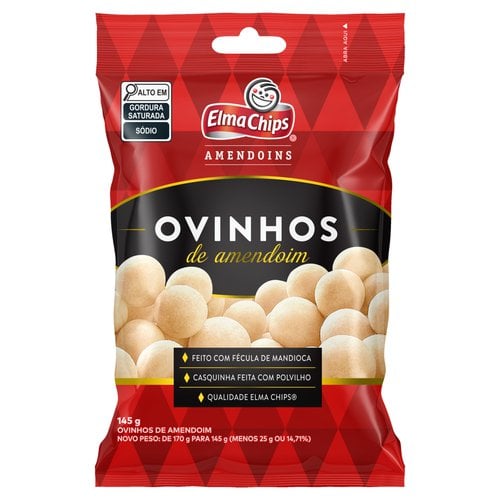 Ovinhos De Amendoim Elma Chips 145g Trimais
