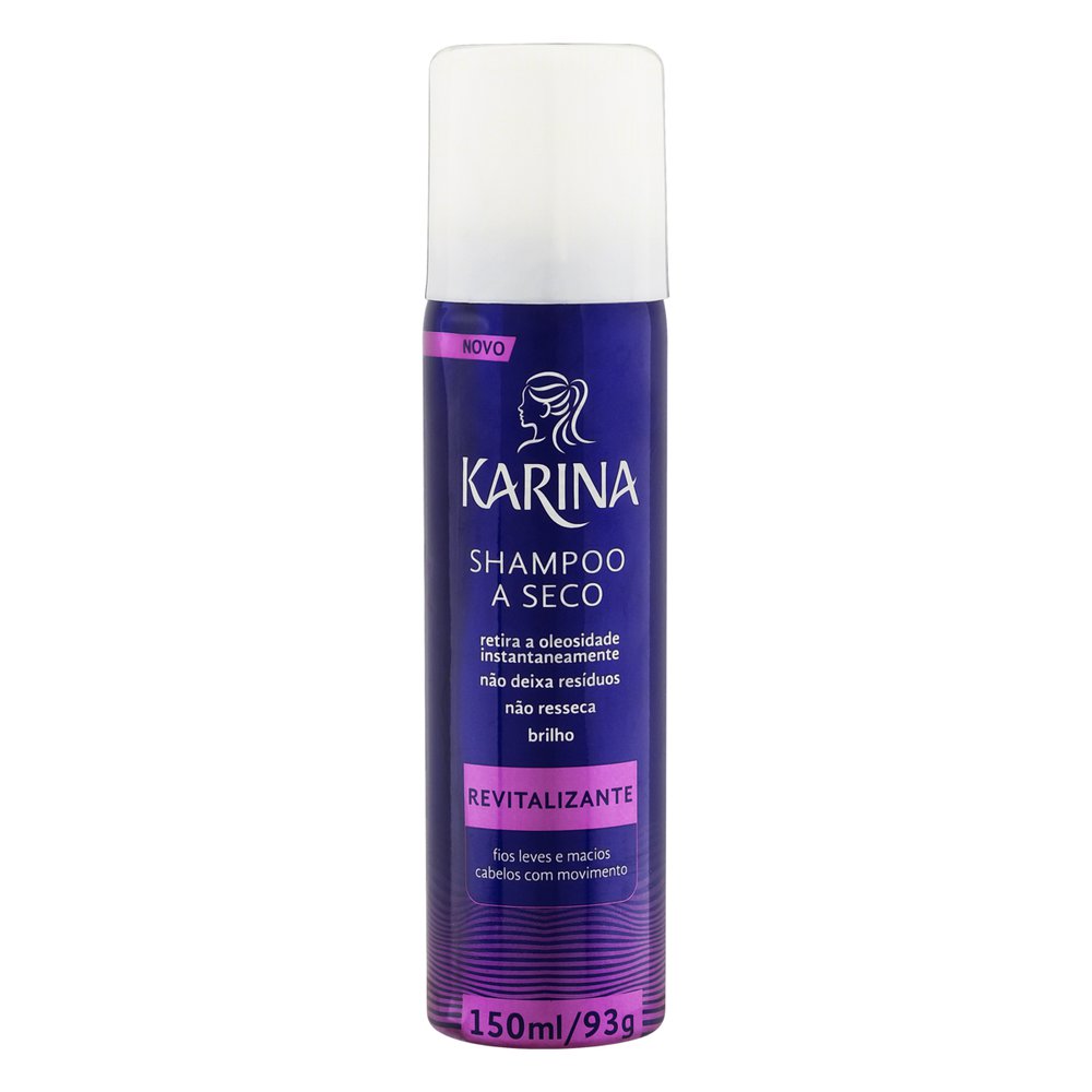 Shampoo a Seco Karina Revitalizante Frasco 150ml Trimais