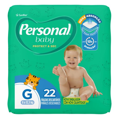 FRALDA PERSONAL BABY PROTECTION & SEC C/22 G