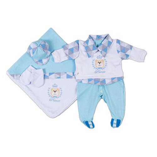 Ninho para bebe azul bebê urso príncipe